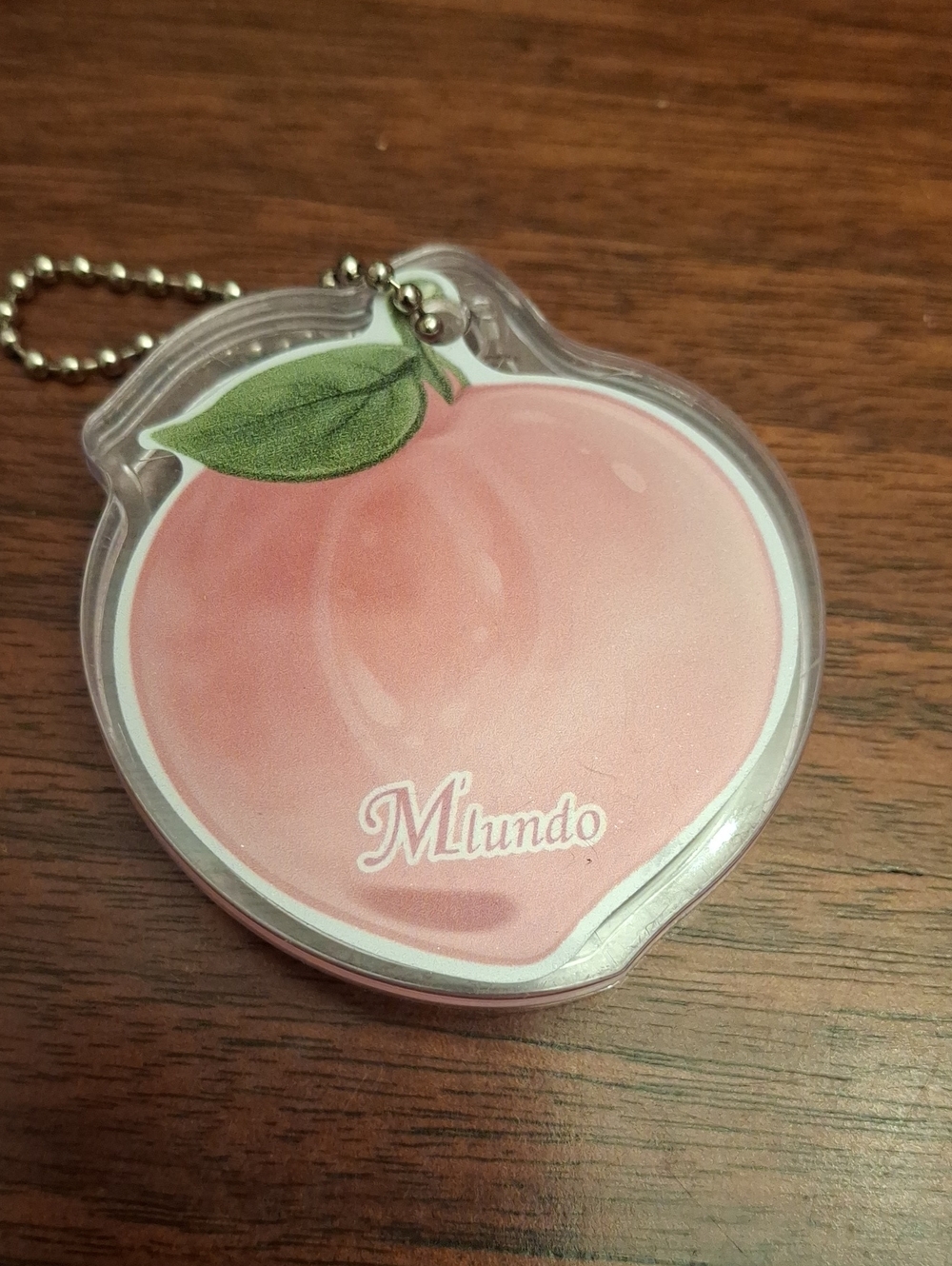 Peach Scented Lippie Keyring Slide  New